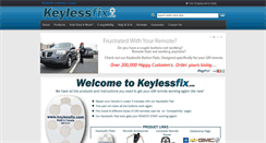 Desktop Screenshot of keylessfix.com